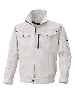 เครื่องปรับอากาศ Fujin เสื้อแจ็คเก็ตแขนยาว สีเงิน ไซส์ S