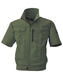 เครื่องปรับอากาศ Fujin เสื้อแจ็คเก็ตแขนสั้น สีเขียวเข้ม ไซส์ M