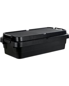 Trunk Cargo ฝาเรียบ ทรงเตี้ย 40L สีดำ