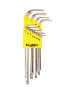 Ball End L-Wrenche Long Set Inch Size
