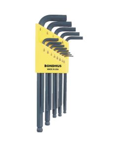 Ball End L-Wrench Set Inch Size