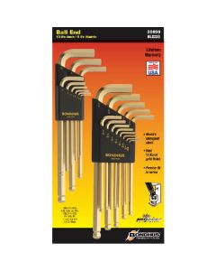 Ball End L-Wrench ชุดละ 22เส้น