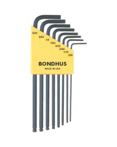 Ball End L-Wrench Set Inch Size