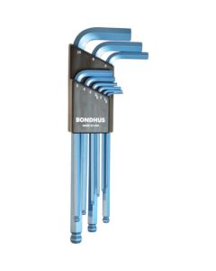 Solid Blue Ball End L-Wrenches ชุดละ 9เส้น