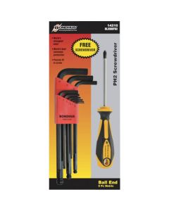 Multi Pack (Ball End L-Wrench and Screwdriver) ชุดละ 10เส้น
