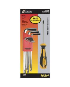 Multi Pack (Ball End L-Wrench and Screwdriver) ชุดละ 10เส้น