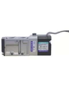 โซลินอยด์วาล์ว 4 ทาง8ADC24VGrommet 7V series single