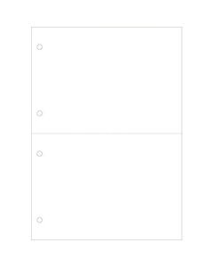 Multi-printer form B 5 กระดาษเปล่า 2 ด้าน 4 รู