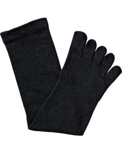 5 toe socks (Color:Black. 4 packs) 5ชุดชุดละ 4ชุด