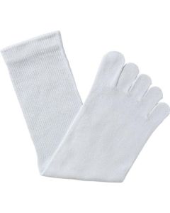 Five Toe Socks In Bleached Color (5 Pairs Packing) 5ชุด