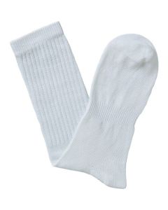 Bleached cotton work socks. (5 packs) 5ชุดชุดละ 5ชุด