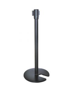 เสาแบบกลวงพร้อมเข็มขัดสีดำ