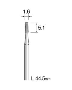 เครื่องตัดเหล็กร่องคายเศษแบบตรง Φ1.6 (10 ชิ้น)