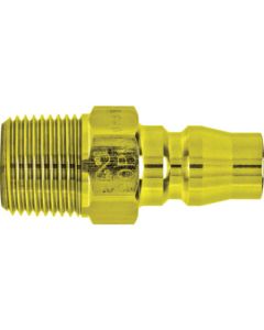 ข้อต่อทองเหลืองแบบสูง (ปลั๊กสำหรับติดตั้งเกลียวใน) ด้านคู่ Rc1/8 1.5MPa (00219)