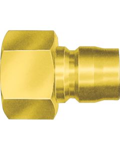 ข้อต่อ TSP ทองเหลือง (ปลั๊กสำหรับติดตั้งเกลียวตัวผู้) ด้านคู่ R1/8 (00563)