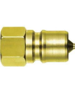 ข้อต่อ SP ปลั๊กชนิด A ทองเหลือง ยางไนไตรล์ NBR (SG) ขนาดติดตั้งคู่ R1/4 (07888)