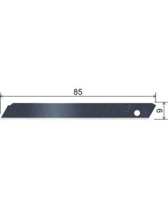 มีดคัตเตอร์ BST-50 ใบมีดเล็กสีดำบาง (รวม 50 ชิ้น)