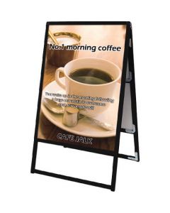 ป้ายขาตั้งอะคริลิกสีดำ Varius ชนิด A0 ทั้งสองด้าน