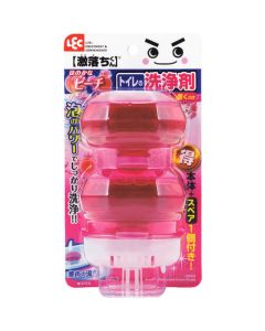 ถังของ Gekiochi-kun กับน้ำยาล้างห้องน้ำสีพีช