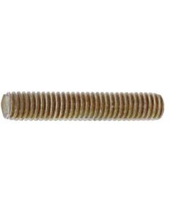 Zinc Blue Cr6+ threaded rod wit worth (Left) 3/8X150