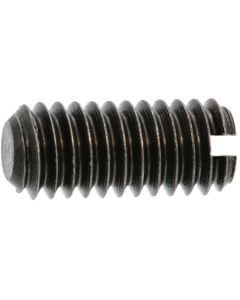 Trivalent zinc cr+3 color black  (-) Set screw (Flat point)  2.0 X 2.5  กล่องละ 1,000 เส้น