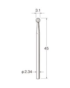 เครื่องตัดเหล็กงานละเอียด C1031 เส้นผ่านศูนย์กลางใบมีด (มม.): 3.1