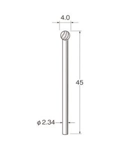 เครื่องตัดเหล็ก งานละเอียด C1040 เส้นผ่านศูนย์กลางใบมีด (มม.): 4.0