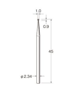 เครื่องตัดเหล็กงานละเอียด C1210 เส้นผ่านศูนย์กลางใบมีด (มม.): 1.0