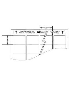 Evident Polyester Component Labels ชุดละ 1.000แผ่น