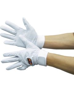 [Out of stock] ถุงมือหนังวัว (หนาปานกลาง) C350 สีขาว ไซส์ L