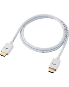 HDMI A(m)- HDMI A(m)cable/1.0m/for Apple/Ethernet compatible/White 1เส้น