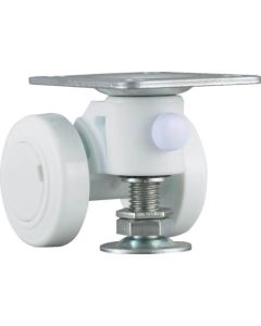 Plate Type Double Wheel Casters Caspad (nylon wheel)