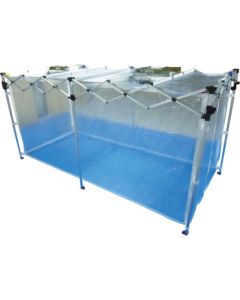 ตู้คลีนรูมแบบ 2 ขั้นตอน อะลูมิเนียม One-Touch Simple Clean Booth