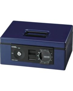 ตู้เซฟเก็บเงินแบบพกพา CB-8660-B สีน้ำเงิน ขนาด B5