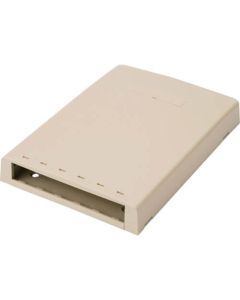 Mini-Com Multi-Media/Fiber Surface Mount Boxes-Electric Ivory 1อัน