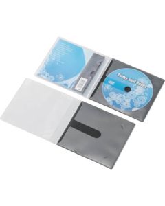 Soft case 30 pack (for CD or DVD/ 1 disc. booklet. jacket will fit per case/Black) ชุดละ 30แผ่น