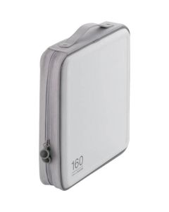 CD.DVD Wallet/Semi hard/with fastener/160 pieces/White 1อัน