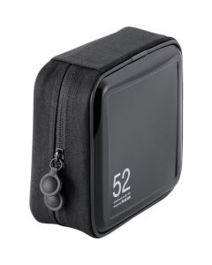CD.DVD Wallet/Semi hard/with fastener/52 pieces/Black 1อัน