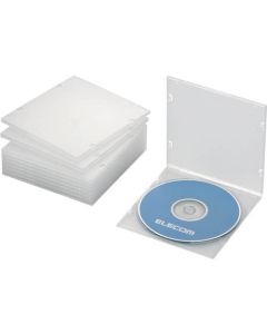 CD/DVD/Blu-ray Slim case ใส่แผ่นใสได้ 1 แผ่น (รวม 10 ชิ้น)