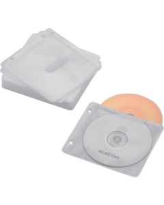 Blu-ray Nonwoven case/2-hole/60 pieces/White ชุดละ 30แผ่น