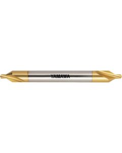 การเคลือบก้านยาว ร่องเกลียวอ่อน A ชนิด 60° ดอกสว่าน รูตรงกลาง CD-SL V L150 1 x 60° x 4