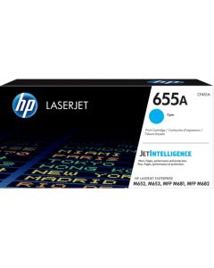 HP 655A Cyan LaserJet Toner Cartridge