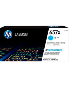 HP 657X Cyan LaserJet Toner Cartridge