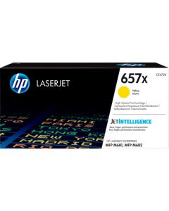 HP 657X Yellow LaserJet Toner Cartridge