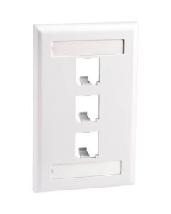 Mini-Com Classic Series Faceplates with Label and Label Cover 1อัน