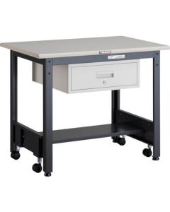 Workbench with Free Casters c/w 1 Drawer