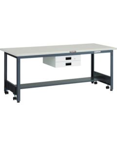 โต๊ะทำงานประเภท CFWS 1800X750XH740 พร้อมลิ้นชัก 2 ชั้นแบบบาง
