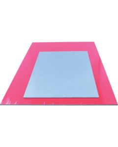 แผ่นอลูมิเนียมคอมโพสิท 3X910X605 สีเงิน