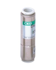 Compact check valve with push-in fitting