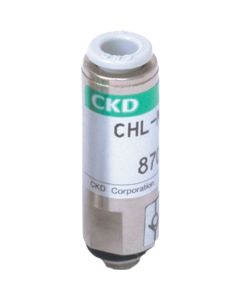 Compact check valve with push-in fitting